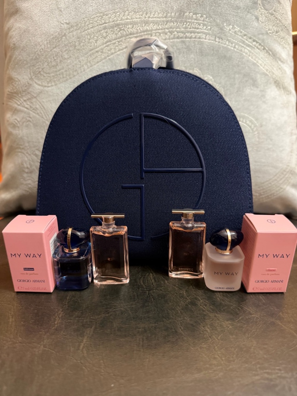 New 5 piece Lancôme Idole and Giorgio Armani My Way Beauty Set
